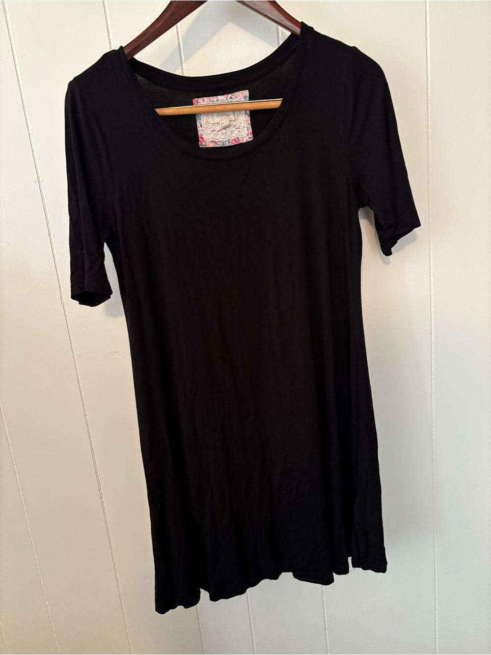 Cupio Black Mini TShirt Dress PM